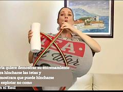 Grosse titten, Blondine, Braunhaarige, Titten