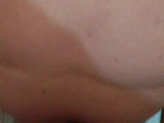 Husband & with Heated Bathroom Session - Belly Fuck Doggy Ass Fuck and Cum on Huge Big Boobs