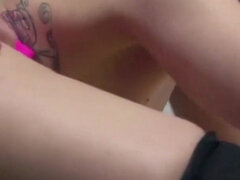 Cul, Beauté, Gros cul, Brunette brune, Allemand, Jarretelles, Tatouage, Nénés