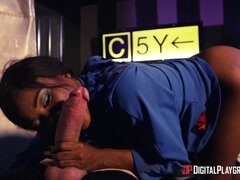 Anaal, Grote mammen, Zwart, Bedriegen, Lul, Europees, Sperma in gezicht, Ruw