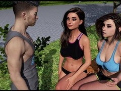 Tredimensionel, Amatør, Røv til mund, Stor røv, Bikini, Brunette, Spil