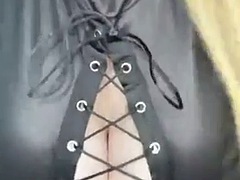 Enthousiasteling, Blond, Fetisj, Latex, Moeder die ik wil neuken, Softcore pornografie, Alleen, Webcamera