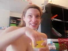 Leie, Blasen, Verrückt, Kehlenfick, Italienisch, Milf, Mutti, Netzkamera