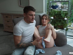 Shameless teen foot fetish mind-blowing X-rated scene