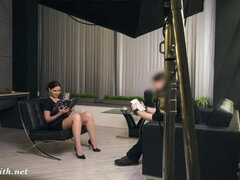 Ερασιτέχνης, Μεγάλος κώλος, Μελαχροινή, Συμπαθητική, Ηδ, Γραφείο, Μουνί, Γραμματέας