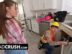 Papai, Sujo, Hd, Xoxota, Ducha chuveiro, Palmada, Apertado, Molhadoa