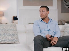 デカチン, 黒人, フェラチオ, 茶髪の, チン, Hd, 下着, タトゥー