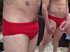 Homosexuell, Orgie, Dusch