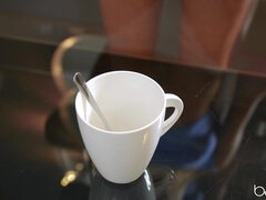 Nana, Noire, Blonde, Sucer une bite, Léchez, Seins naturels, Chaussettes, Nénés