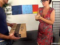 Milf Wants To See The Big Load Of Delivery Guy