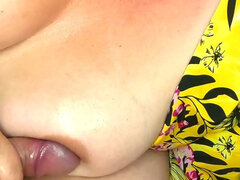 Amateur, Rubia, Corridas, Pajear, Madres para coger, Pov, Tetas