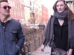 Sperma in gezicht, Geld, Slikken, Trio