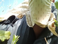 Amatør, Indier, Onani, Udendørs, Solo