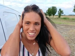 Amatör, Avsugning, Bil, Hela filmen, Tysk, Hd, Naken, Utomhus