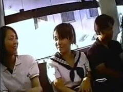 Aziatisch, Universiteit, Japaans, Alleen, Onder de rok, Bekijker