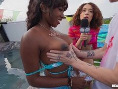 Αμερικάνος, Μαύρος, Ομάδα, Διαφυλετικό, Γλείψιμο, Φυσικά βυζιά, Όργιο, Pornstars