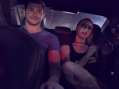 Hot fuck with Anya Olsen in the Pornhub rally car race 7