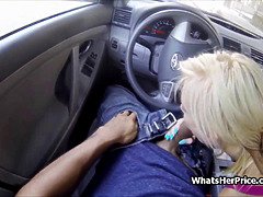 Rubia, Mamada, Polla, Al aire libre, Pov, Público, Coño, Chupando