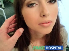 FakeHospital Stunning brunette needs doctors advice on her itchy pussy
