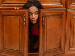 Niogtres, Sort, Behåret, Lesbisk, Fisse, Mager, Stripning, Bryster