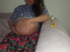 Amateur, Asiatique, Gros seins, Blonde, Sucer une bite, Queue, Pov, Enceinte