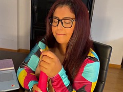 JOI IN SPANISH Your perverse secretary makes you cum!