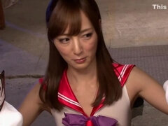 フェラチオ, Hd, 日本人, 三人