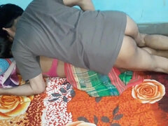 firm smash Indian damsel in saari