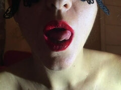 JOI Cum to my lips by Hotwife Venus.