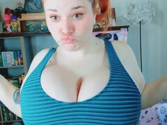 Gros seins, Tchèque, Femelle, Lesbienne, Seins naturels, Solo, Adolescente, Webcam