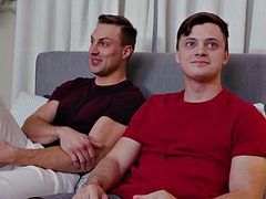 StagCollective - Straight Guy Damien White First Gay Blowjob EVER!