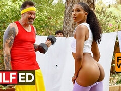 Brilliant Ricky Spanish at small tits trailer