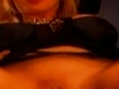 Gros seins, Blonde, Sucer une bite, Européenne, Italienne, Jarretelles, Rétro ancien