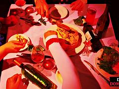 크고 아름다운 여자, 본디지 훈육 사디즘 마소치슴, 본디지, 딜도, 여자 지배, 갈라지는, Hd, 쓰리섬
