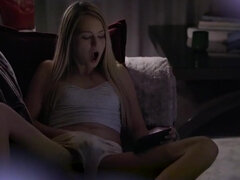 Stor kuk, Avsugning, Hanrej, Långt ner i halsen, Snopp, Mellanrasig, Naturlig, Bröstvårtor