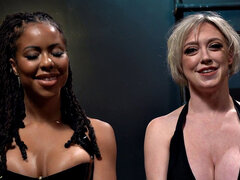 Большая жопа, Большие сиськи, Бондаж, Черненькие, Фетиш, Латекс, Лесбиянка, Милф