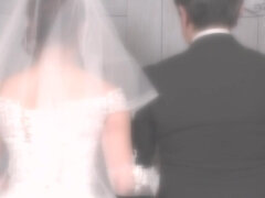 Christian Japanese wedding with the busty bride and the bride's maid fucked in church