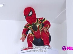 Little Spider-Man's Bravery: Halts Clinic Thief and Gets Serviced by Horny Maryam. Hero or Villain?