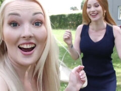 Blonde, Tchèque, Européenne, Hd, Chatte, Rousse roux, Suçant, Adolescente