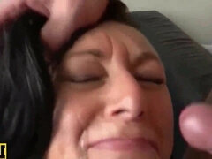 Hottest Grannies Compilation with facial cumshots - old moms
