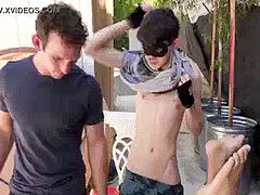 Gay-porn, railing, teenager