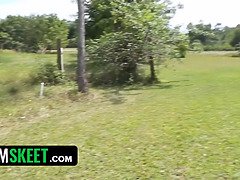 18, 엉덩이, 오랄섹스, 도기스타일, Hd, 라티나, 야외의, 젖가슴