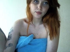 Amateur, Fétiche, Masturbation, Mamelons, Rousse roux, Webcam