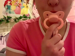 Ddlg mouth sounds (pacifier,chewing,licking) ASMR