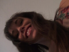 Kutas, Mamuśka, Naturalny, Drobna, Punkt widzenia, Krzyczeć, Połknąć, Mocno