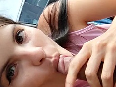 Leie, Grosser schwanz, Blasen, Spermaladung, Hardcore, Latina, Öffentlich, Titten