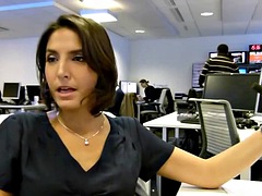 Aziza Wassef, the sexy Egyptian journalist masturbates to the challenge