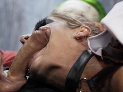 Anal, Grosse bite, Sucer une bite, Éjaculation interne, En levrette, Hard, Hd, Plan cul à trois