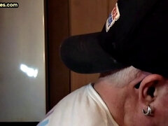 Enthousiasteling, Pijpbeurt, Diep in de keel, Lul, Homo, Handbeurt, Rijpe lesbienne, Gezichtspunt