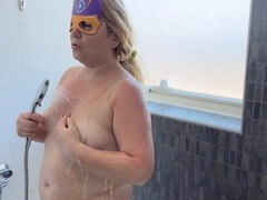 Salle de bains, Belle grosse femme bgf, Rondelette, Pieds, Poilue, Chatte, Spandex, Toilettes